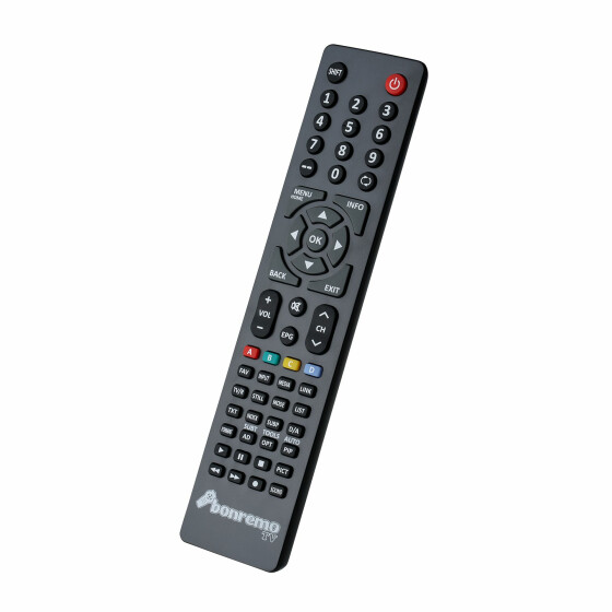 Digiquest DGE39NETFLIX/FHD DVBT2/S2 kompatible Ersatz Fernbedienung