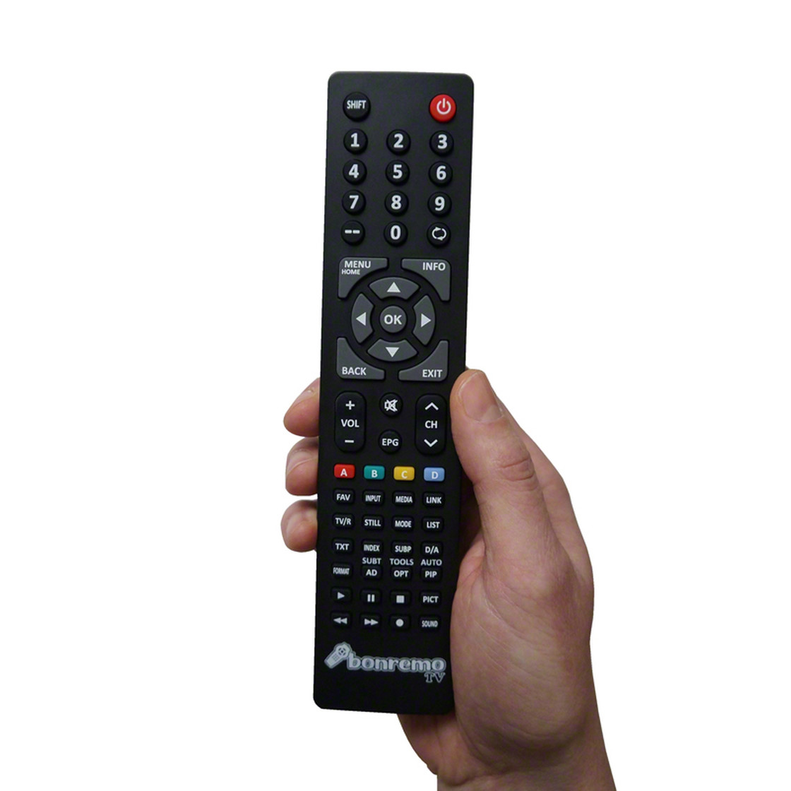 Ersatz TV Fernbedienung Remote Control Schwarz für Blaupunkt LED LCD 3D TV