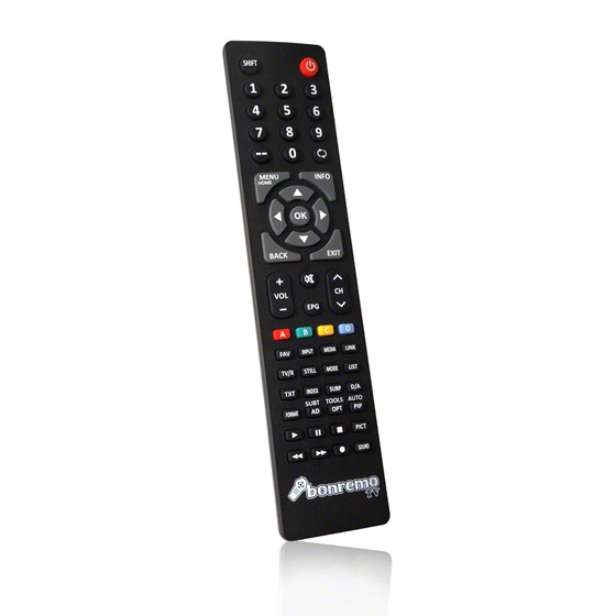 Jay-Tech TV832 FHD (DVB-63209) kompatible Ersatz Fernbedienung