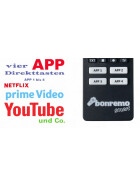 Sharp 65EN2EA (4T-C65EN2EM2AB) kompatible Ersatz Fernbedienung