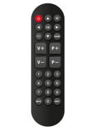 Senioren Fernbedienung für Telefunken Fernseher mit großen Tasten